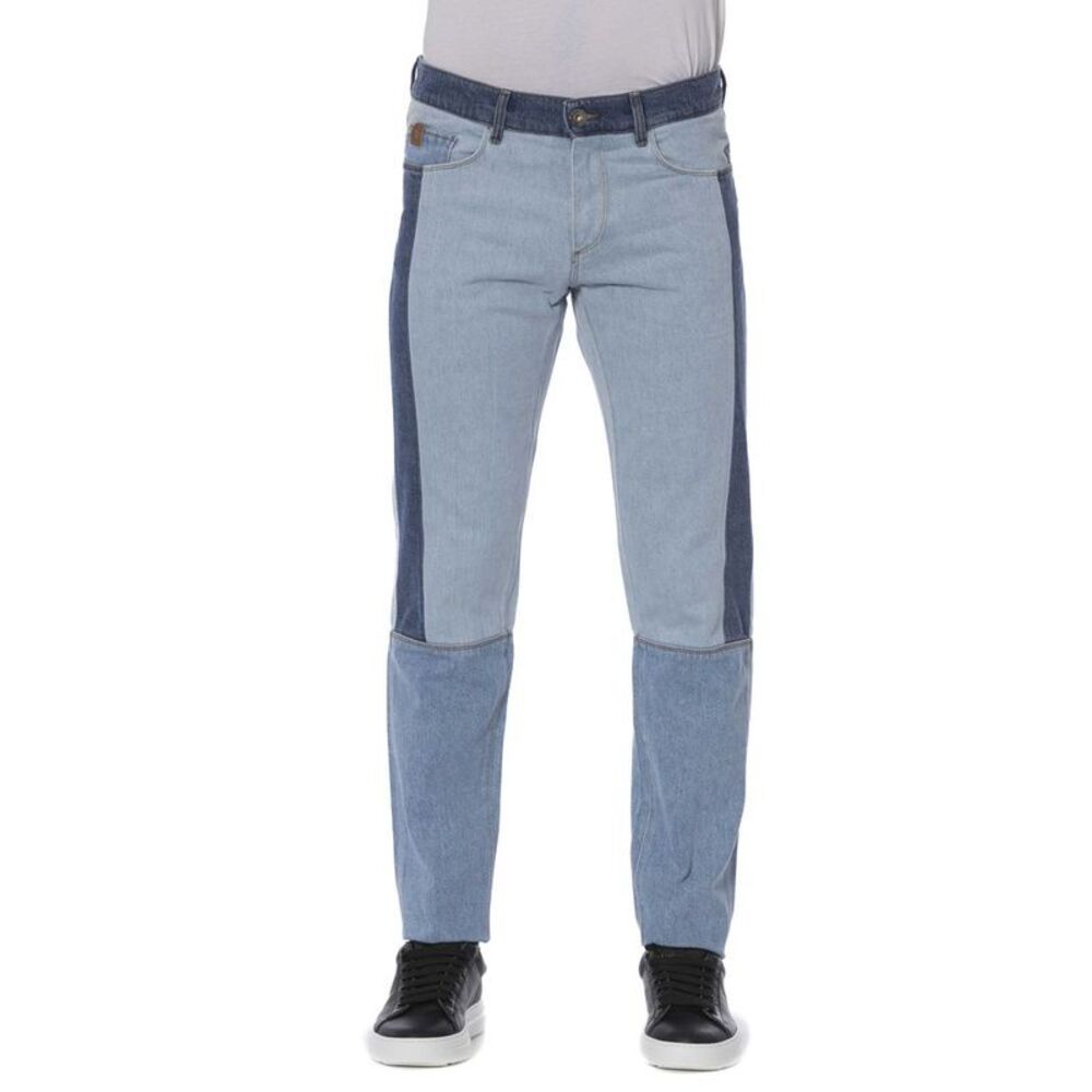 Trussardi Jeans Blue Cotton Men Men's Jeans